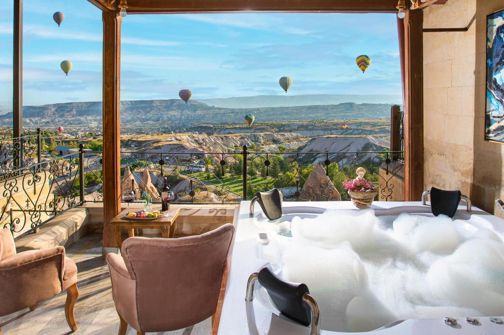 Simera In Cappadocia - Special Class - Best View Rooftop Üçhisar Exterior foto